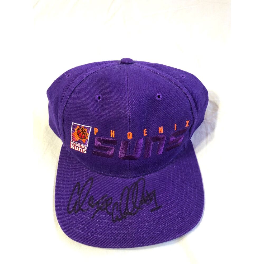 Vintage 90s Twins Enterprise Phoenix Suns Snapback Hat NWT Signed Oliver Miller